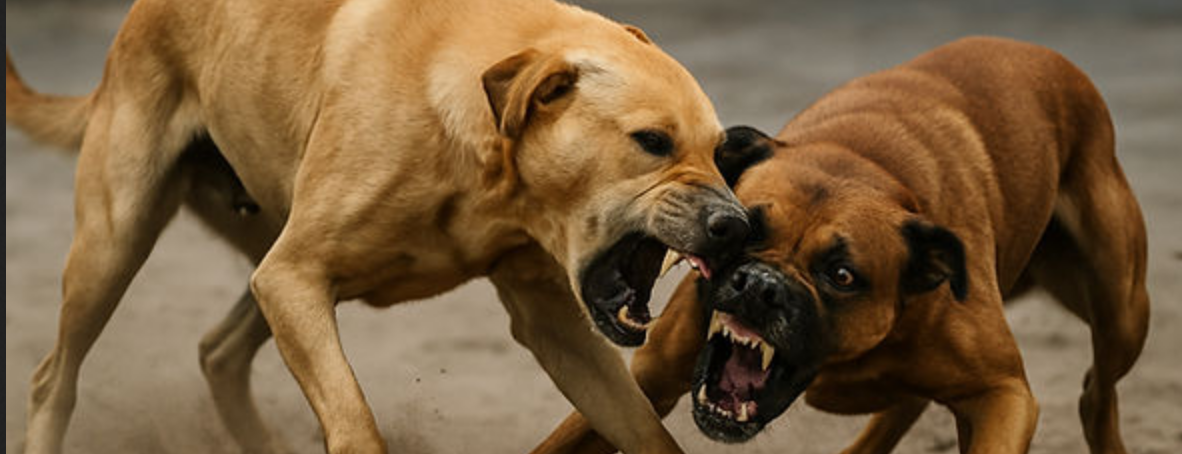 La bagarre de chien, on fait quoi ?